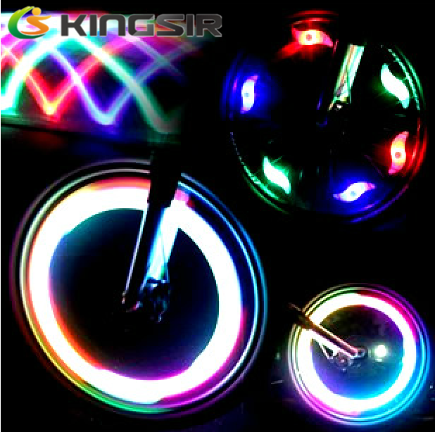 Lumière vélo KINGSIR - feux de Valve Ref 2399641