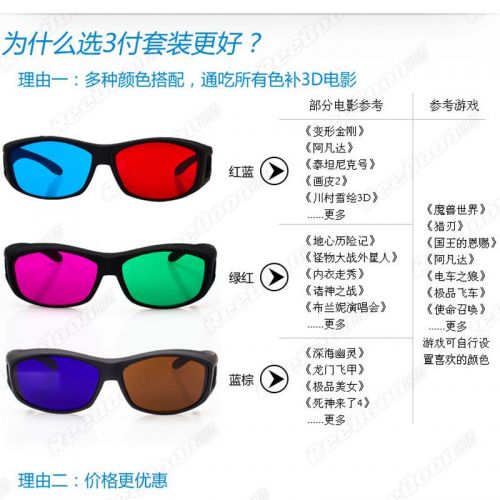 Lunettes 3D - Ref 1237921