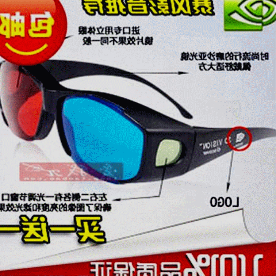 Lunettes 3D NVIDIA - Ref 1239500