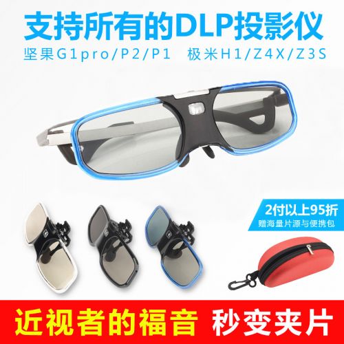 Lunettes VR ou 3D OLINE en résine - Liquides verres de cristal d'obturation Ref 1225422