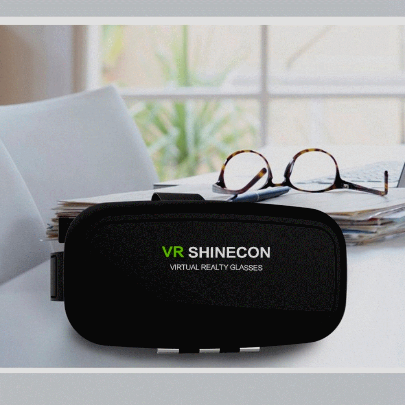 Lunettes VR ou 3D VRBOX en résine - Rouge et bleu rouge lunettes vert Ref 1225722