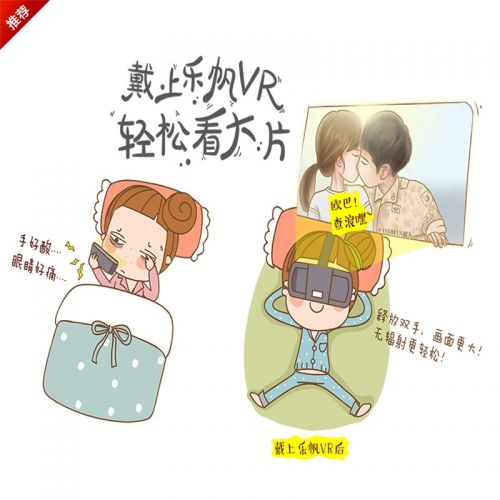 Lunettes VR ou 3D LEFAN T en plastique - Liquides verres de cristal d'obturation Ref 1225993