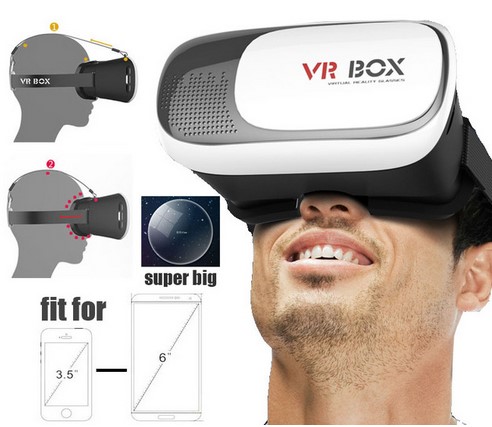 Lunettes VR ou 3D en plastique - Ref 1226215