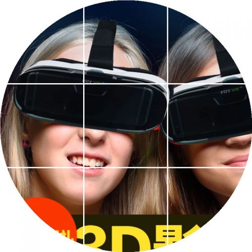 Lunettes VR ou 3D en plastique Voir la description - Rouge et bleu rouge lunettes vert Ref 1226277