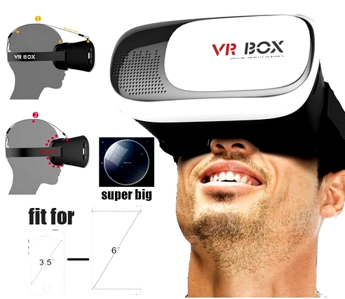 Lunettes VR ou 3D en plastique - Ref 1226348