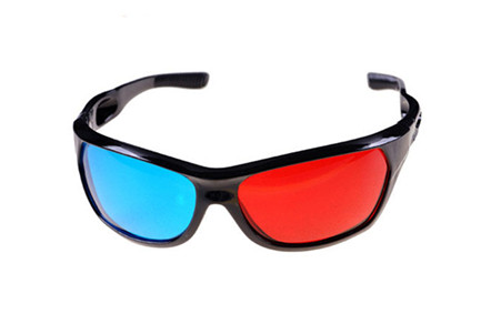 Lunettes VR ou 3D en plastique - Rouge et bleu rouge lunettes vert Ref 1226574