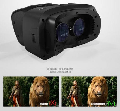 Lunettes VR ou 3D VR3D en plastique - Rouge et bleu rouge lunettes vert Ref 1227060