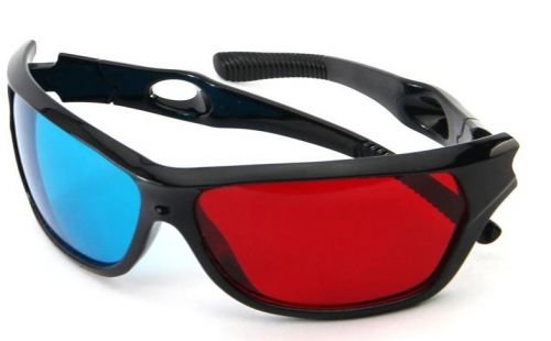 Lunettes VR ou 3D en résine - Rouge et bleu rouge lunettes vert Ref 1228636