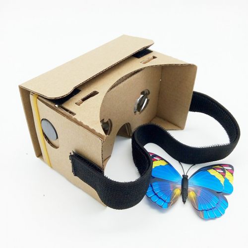 Lunettes VR ou 3D GOOGLE en papier - Rouge et bleu rouge lunettes vert Ref 1229062
