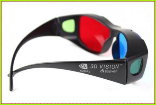 Lunettes VR ou 3D NVIDIA en résine - Rouge et bleu rouge lunettes vert Ref 1229254