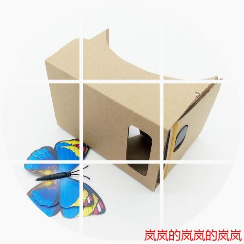 Lunettes VR ou 3D GOOGLE en En vedette Kraft Voir la description - Rouge et bleu rouge lunettes vert Ref 1229431