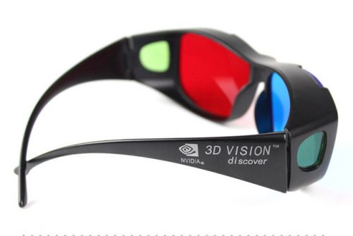 Lunettes VR ou 3D NVIDIA en résine - Rouge et bleu rouge lunettes vert Ref 1229645