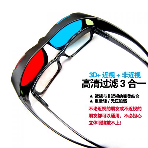 Lunettes VR ou 3D OTER en résine - Rouge et bleu rouge lunettes vert Ref 1229711