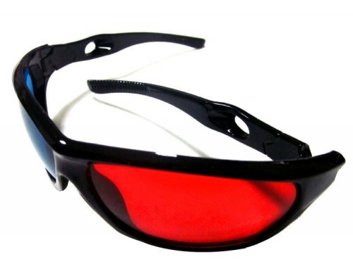 Lunettes VR ou 3D en résine - Rouge et bleu rouge lunettes vert Ref 1229736