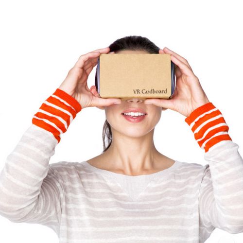 Lunettes VR ou 3D GOOGLE CARDBOARD en papier - polarisant Ref 1229858
