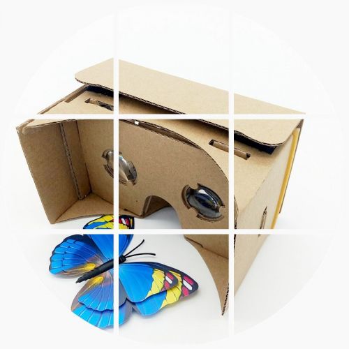 Lunettes VR ou 3D en Les importations de papier kraft Voir la description - Rouge et bleu rouge lunettes vert Ref 1229897