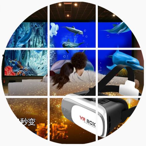 Lunettes VR ou 3D en plastique Voir la description - Rouge et bleu rouge lunettes vert Ref 1230621