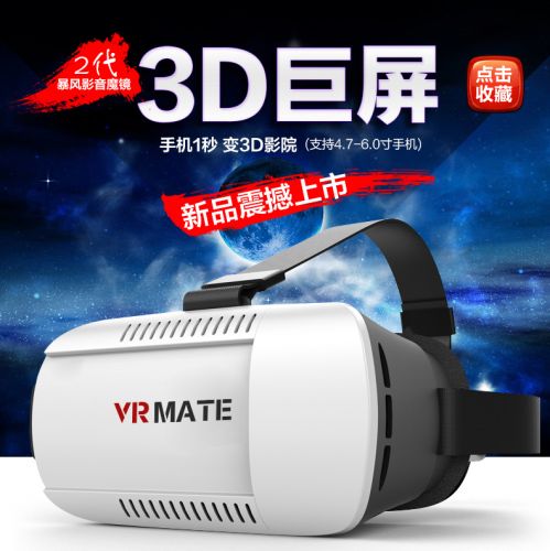 Lunettes VR ou 3D en plastique - Liquides verres de cristal d'obturation Ref 1234180