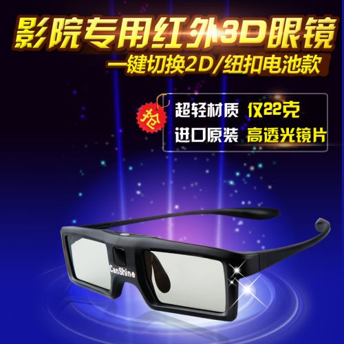 Lunettes VR ou 3D CANSHINE en résine CS-OR3 - Liquides verres de cristal d'obturation Ref 1234196