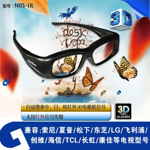 Lunettes VR ou 3D en plastique - Liquides verres de cristal d'obturation Ref 1234562