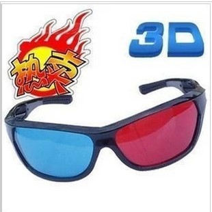 Lunettes VR ou 3D NVIDIA en résine - Rouge et bleu rouge lunettes vert Ref 1234833