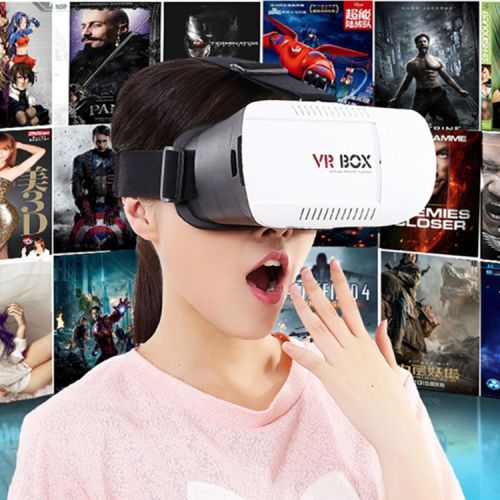 Lunettes VR ou 3D BOX en plastique - Rouge et bleu rouge lunettes vert Ref 1235120