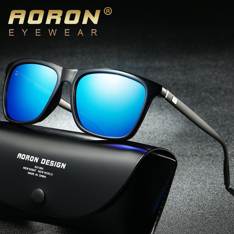 Lunettes de soleil AORON en Plastique + métal - Ref 3366181