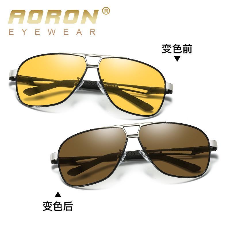 Lunettes de soleil AORON en Métal - Ref 3366280