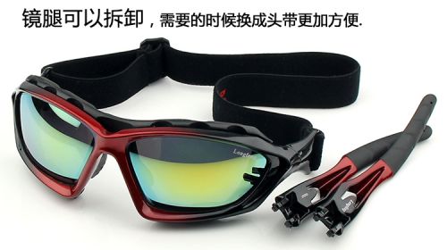 Lunettes de soleil sport neutre LONGFENG - polarisant Ref 1212261