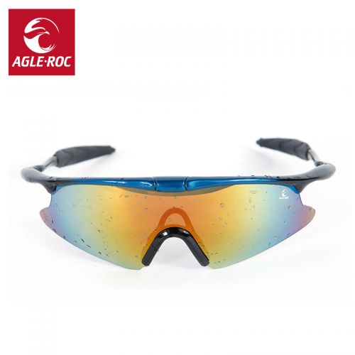 Lunettes de soleil sport neutre AGLEROC - Objectif PC Ref 1213993