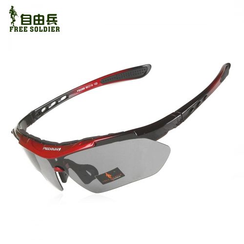 Lunettes de soleil sport neutre FREE SOLDIER - Objectif PC Ref 1225078