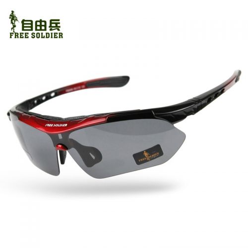 Lunettes de soleil sport neutre FREE SOLDIER - Objectif PC Ref 1225168