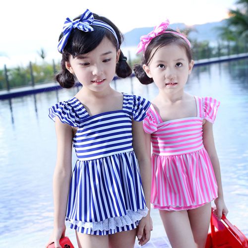 Maillot de bain fille en nylon - Ref 2545181