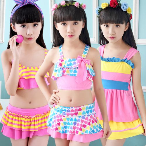 Maillot de bain fille en polyester - Ref 2545253