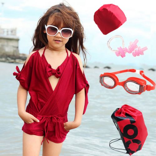 Maillot de bain fille en nylon - Ref 2545274