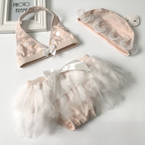 Maillot de bain fille en nylon - Ref 2545295