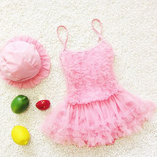 Maillot de bain fille en nylon - Ref 2545297