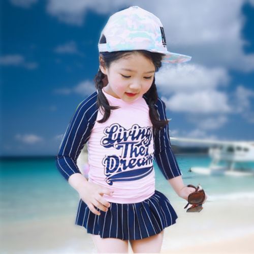 Maillot de bain fille en nylon - Ref 2545342