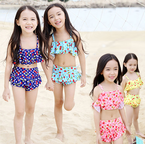 Maillot de bain fille en nylon - Ref 2545390