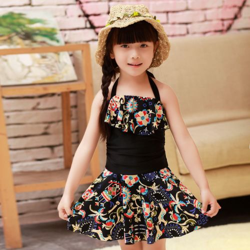 Maillot de bain fille en nylon - Ref 2545476