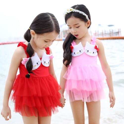 Maillot de bain fille en nylon - Ref 2545493