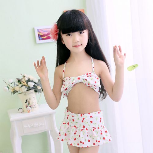 Maillot de bain fille en nylon - Ref 2545518