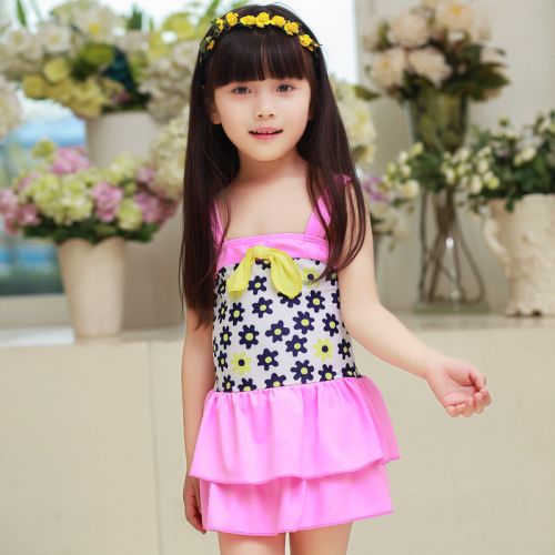 Maillot de bain fille en nylon - Ref 2545558