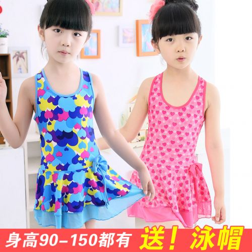Maillot de bain fille en spandex - Ref 2545570