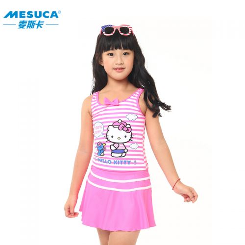 Maillot de bain fille HELLO KITTY en spandex - Ref 2545590