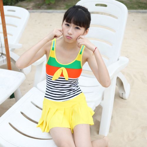 Maillot de bain fille SAQINER en nylon - Ref 2545612