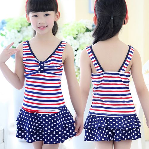 Maillot de bain fille en polyester - Ref 2545633