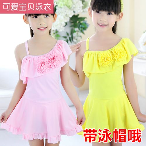 Maillot de bain fille en nylon - Ref 2545683