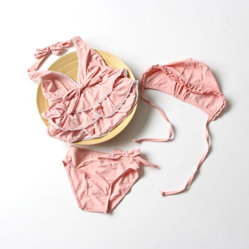 Maillot de bain fille en nylon - Ref 2545717