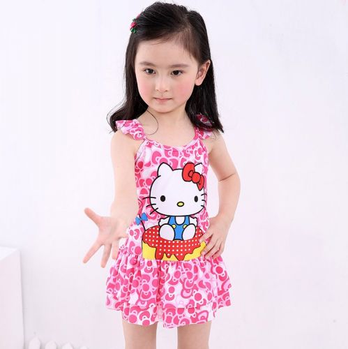 Maillot de bain fille en nylon - Ref 2545727